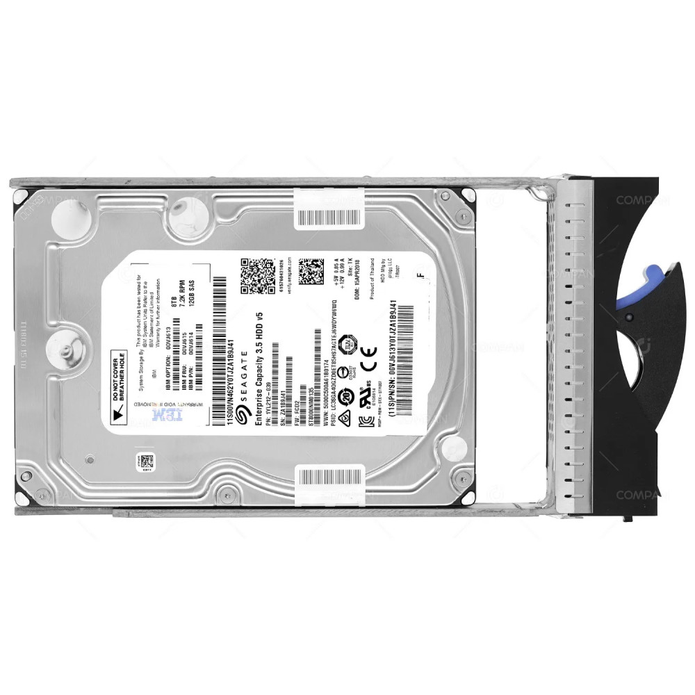 00VJ615 IBM HDD 8TB 7.2K SAS 12G 3.5" LFF HOT-PLUG FOR TS7760